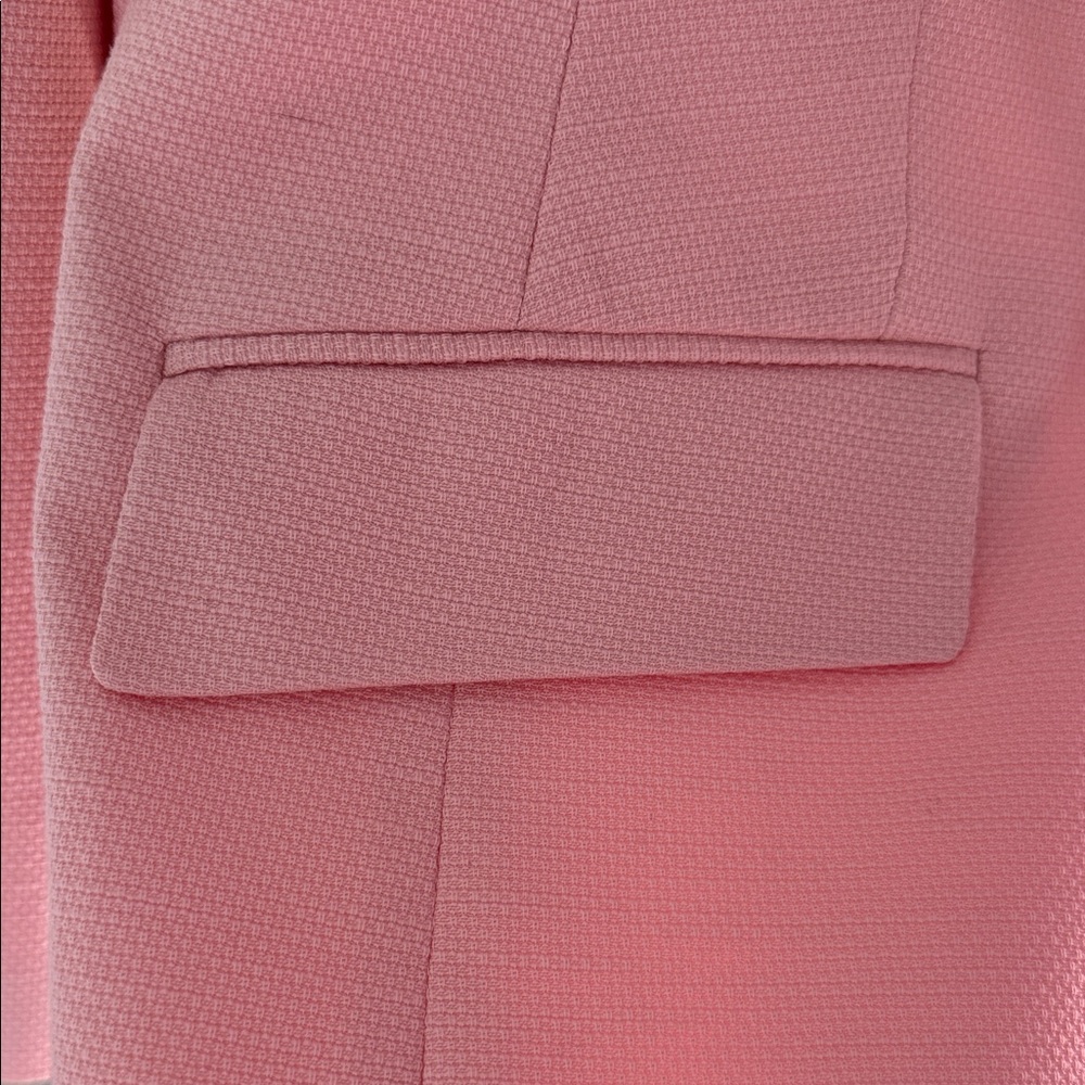 Talbots Pink Double-Breasted Blazer with Gold Buttons. NWT - Picture 7 of 8